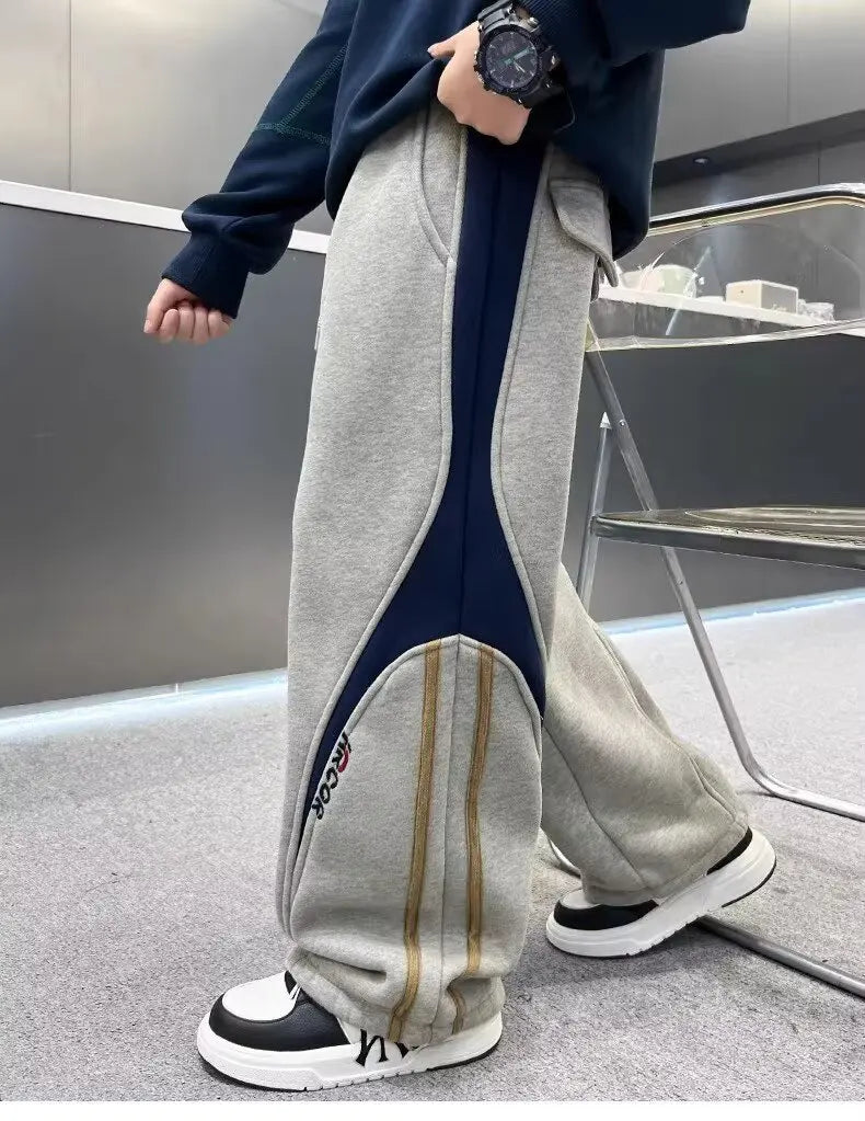 Boys Cargo Pants Spring Autumn Sport Trousers