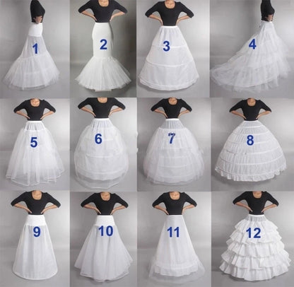 Plus Size Polyester Wedding Petticoat Underskirt