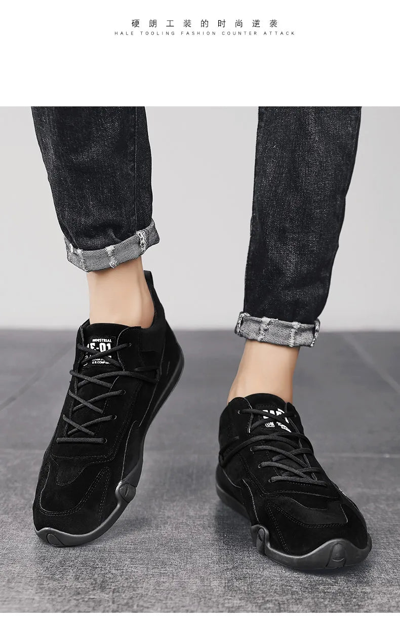 Men's Casual Hiking Shoes with Anti-Slip Comfort