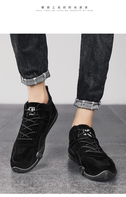 Men's Casual Hiking Shoes with Anti-Slip Comfort