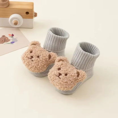 Cute Cartoon Bear Cotton Baby Socks for Toddlers