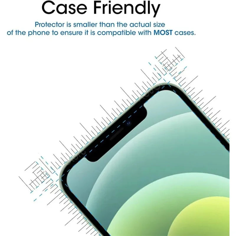 3Pcs Tempered Glass Screen Protector for iPhone