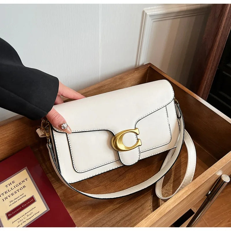 Women's Solid Color Small Square Shoulder Bag