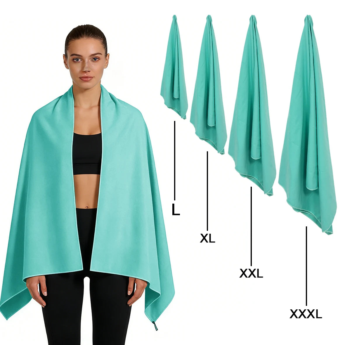Microfiber Sports Towel Quick Dry for Gym and Yoga