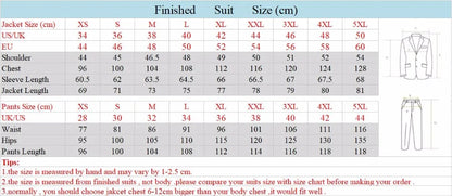 Men's Slim Fit Tuxedo 3 Piece Suit for Wedding and Work