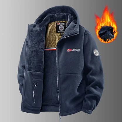 Men's Winter Polar Fleece Tactical Jacket