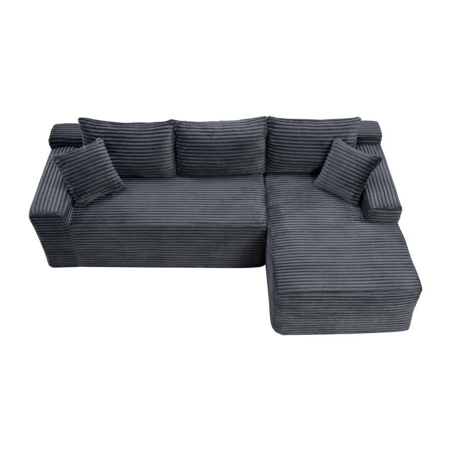 106.3 Inch Cloud Modular Sectional Sofa with L-Shape Chaise