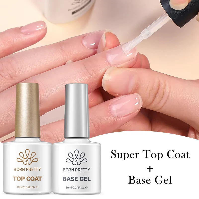BORN PRETTY 10ml Rubber Gel Top Coat for Nails
