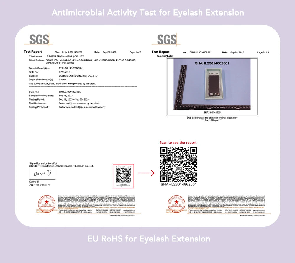 DIYDAY W Shape Eyelash Extensions Natural Soft Synthetic Hair