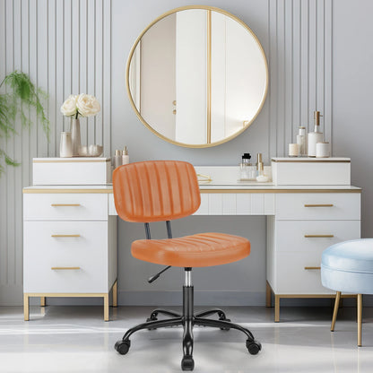 Height Adjustable PU Leather Office Desk Chair