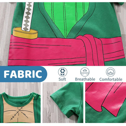 Cotton Anime Role Play Baby Jumpsuit for Summer