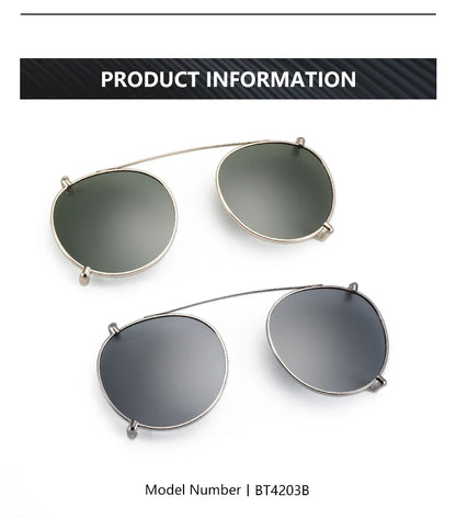 ZENOTTIC Clip-On Polarized Sunglasses for Women