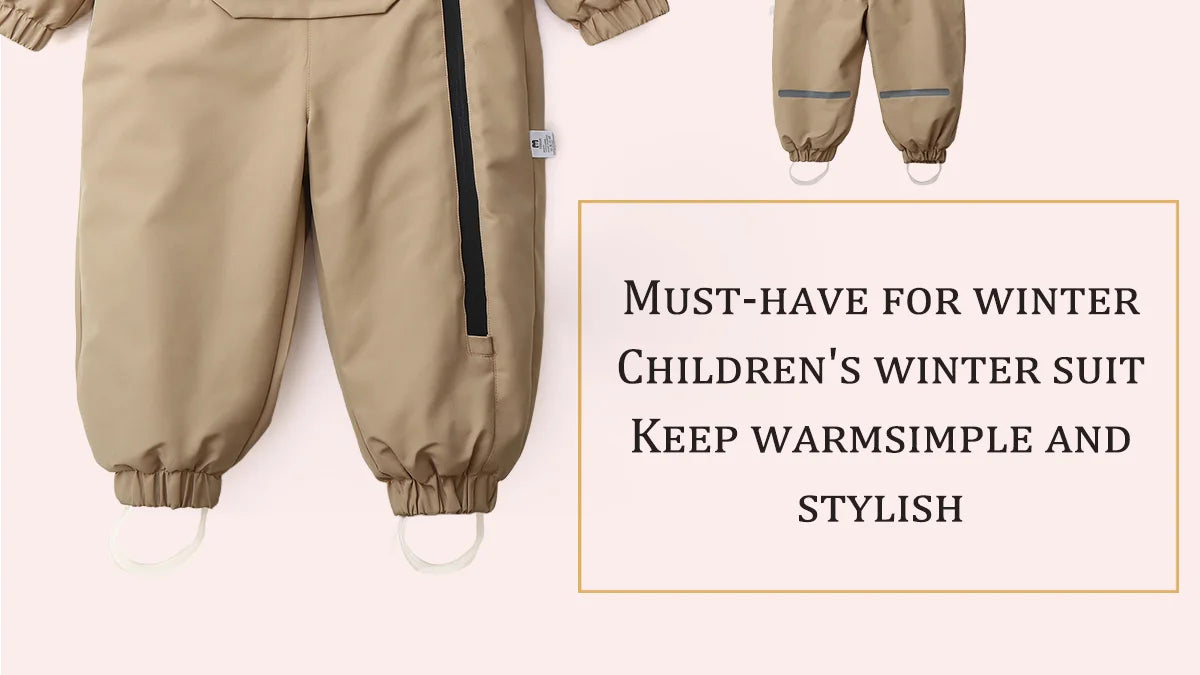 Ircomll Down Jacket Toddler Snow Suit Hooded Coat