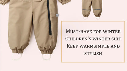 Ircomll Down Jacket Toddler Snow Suit Hooded Coat