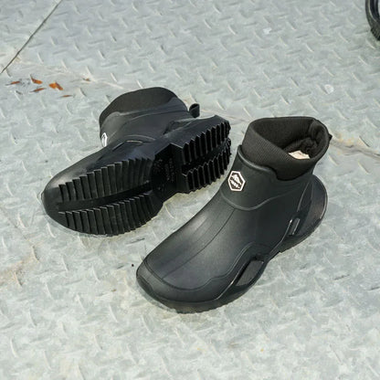 Men's Waterproof Fleece-Lined Rain Boots