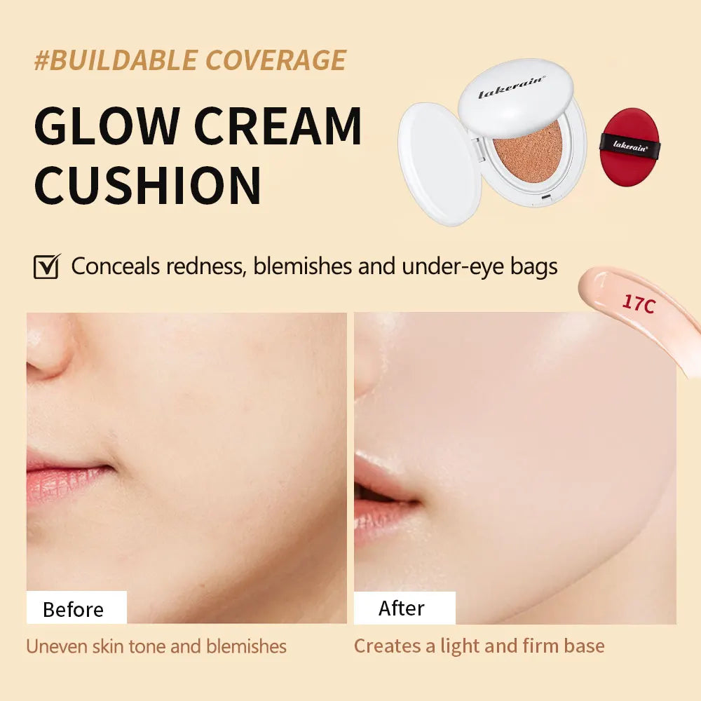 Dewy Glow Cream Cushion Foundation Hydrating Moisturizer