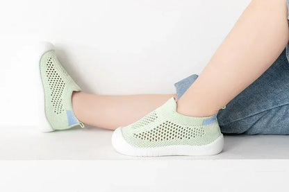Breathable Mesh Knit Baby Sneakers for Toddlers