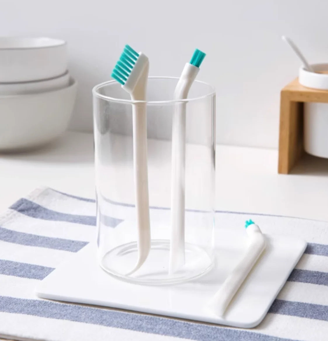 2 Pcs Set Portable Baby Bottle Cleaning Brush