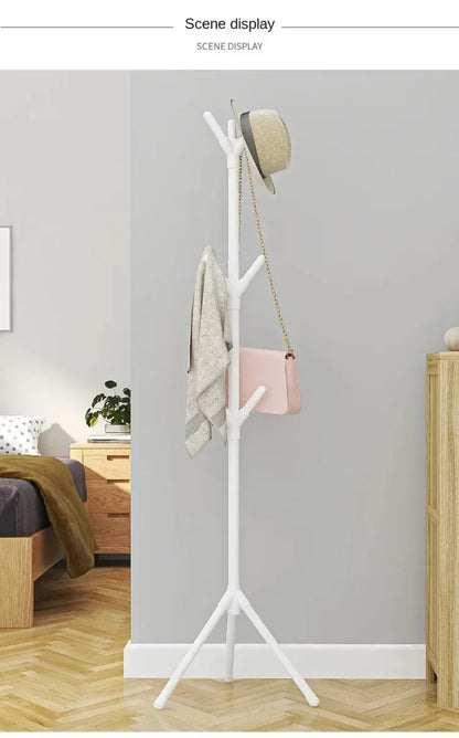 Vertical Clothes And Hats Rack - Plastic Coat Hook