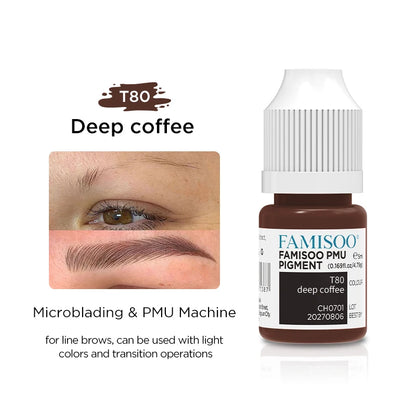 FAMISOO 5ML Permanent Makeup Pigment for Lips and Eyebrows