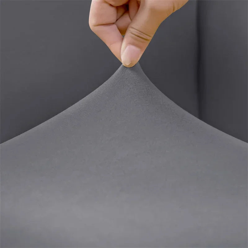 Soft Polyester Recliner Sofa Cover Solid Color
