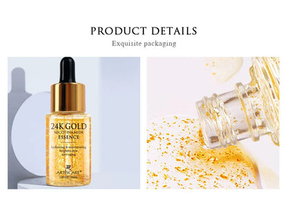 ARTISCARE 24K Gold Serum Set for Eye and Face Care