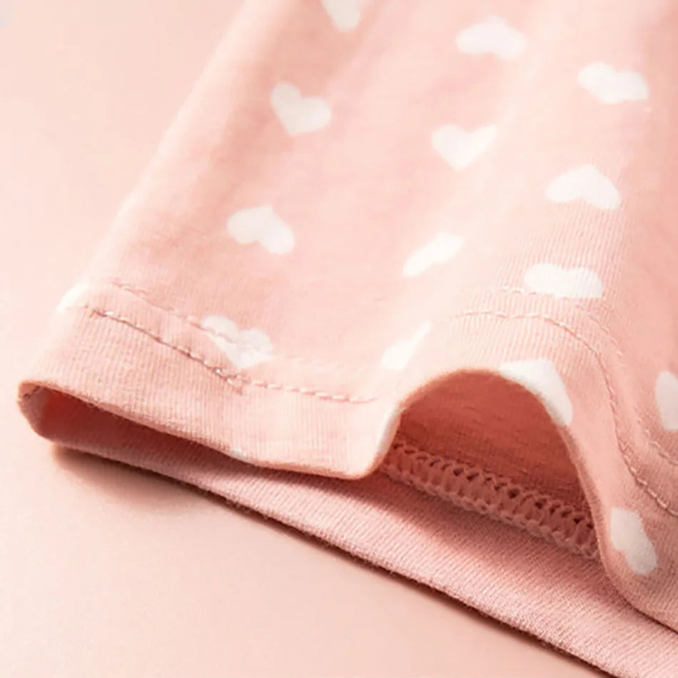 Summer Girl Cartoon Cotton Boyshorts Underwear Set