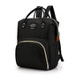 Large Capacity Canvas Diaper Bag Backpack
