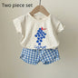Cotton Toddler Summer Pajamas Set for Kids