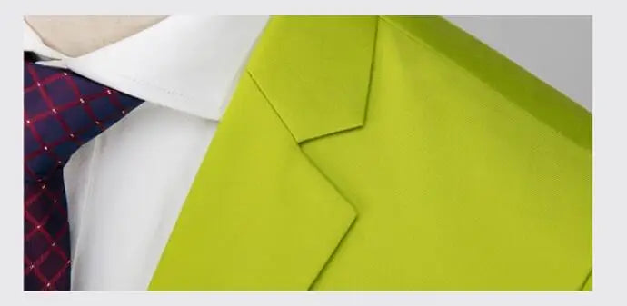 Men's Solid Color Formal Suit Jacket Slim Fit Blazer