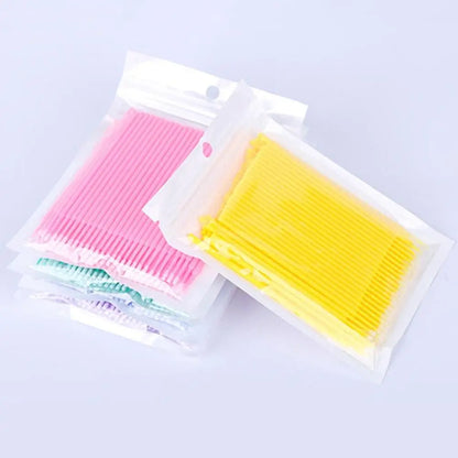 Disposable Micro Brushes for Eyelash Extension Cleaning
