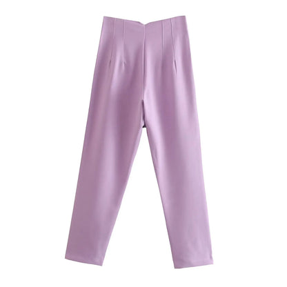 Koekop High Waist Pencil Trousers for Women