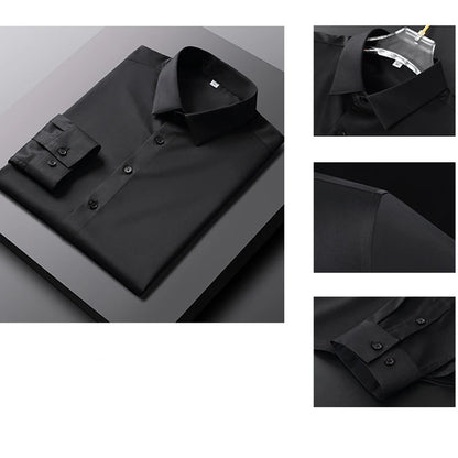 Men's Long Sleeved Solid Color Casual Shirt