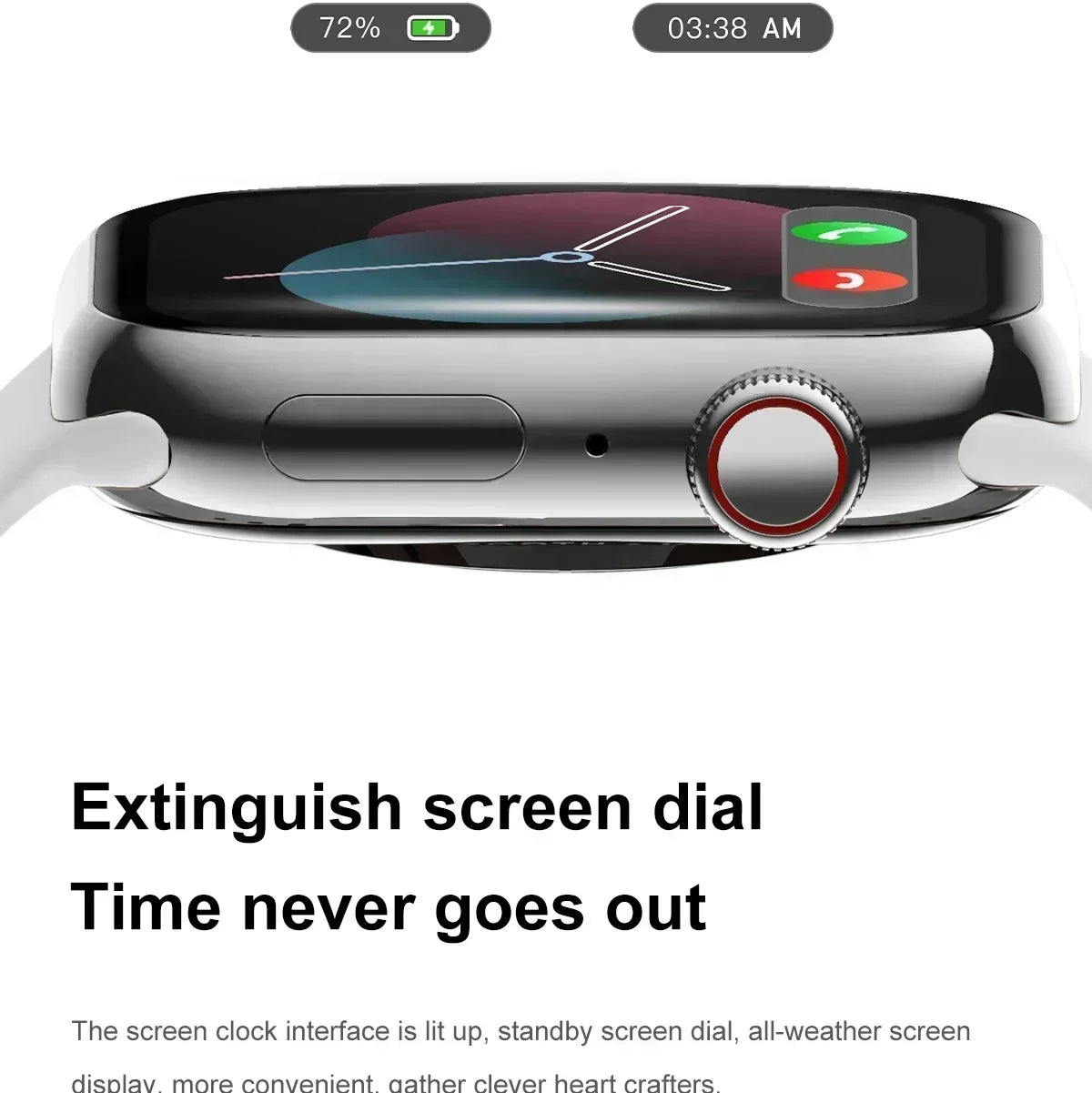 GPS Smart Watch with Heart Rate Monitor and Bluetooth Call