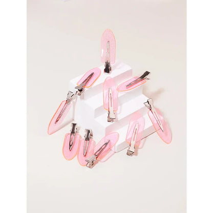 10pcs Transparent Hair Clips for Styling Wigs