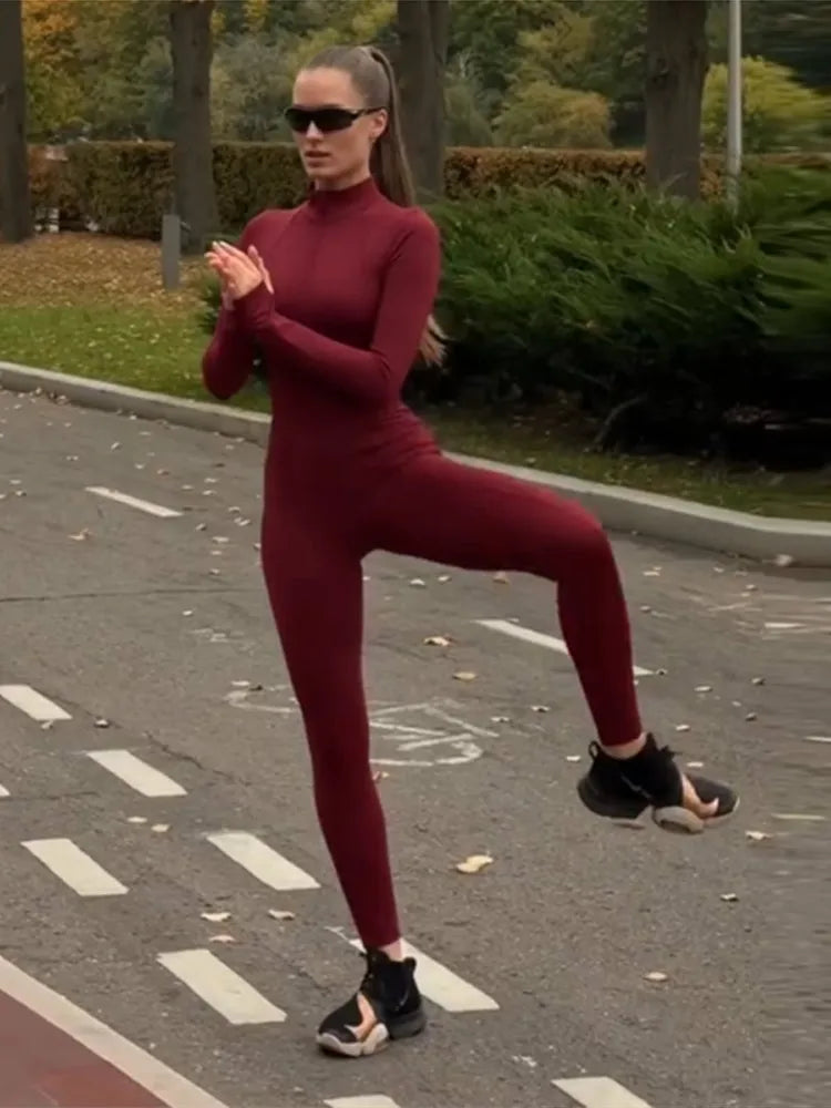 Women's Waterproof Ski Jumpsuit Hooded Winter Outfit
