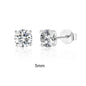Canner Moissanite Stud Earrings 925 Sterling Silver