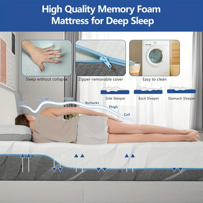 Hcore Extra Firm Queen Size Mattress 10 Inch Dual Sided