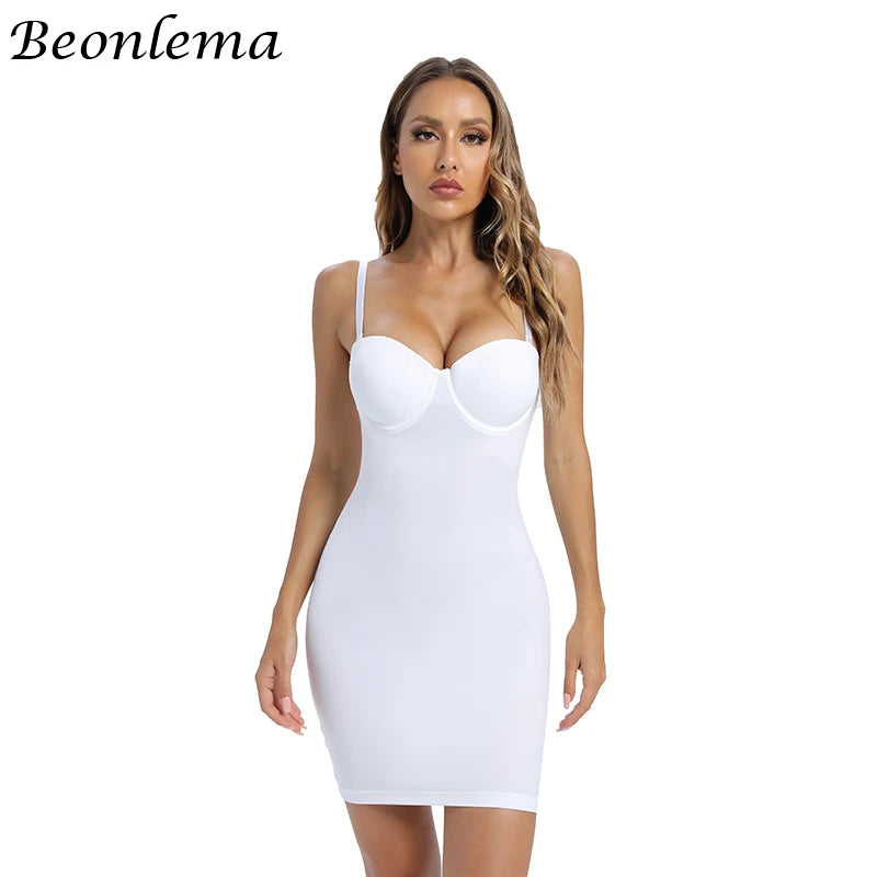 Backless Bodycon Mini Dress with Skinny Straps in Black