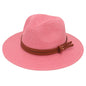 Straw Panama Sun Hat for Women Beach Leisure