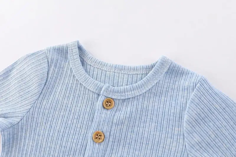 Kiddiezoom 3 Pcs Cotton Long Sleeve Baby Bodysuit