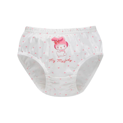 Cotton Girls Briefs with Cartoon Characters