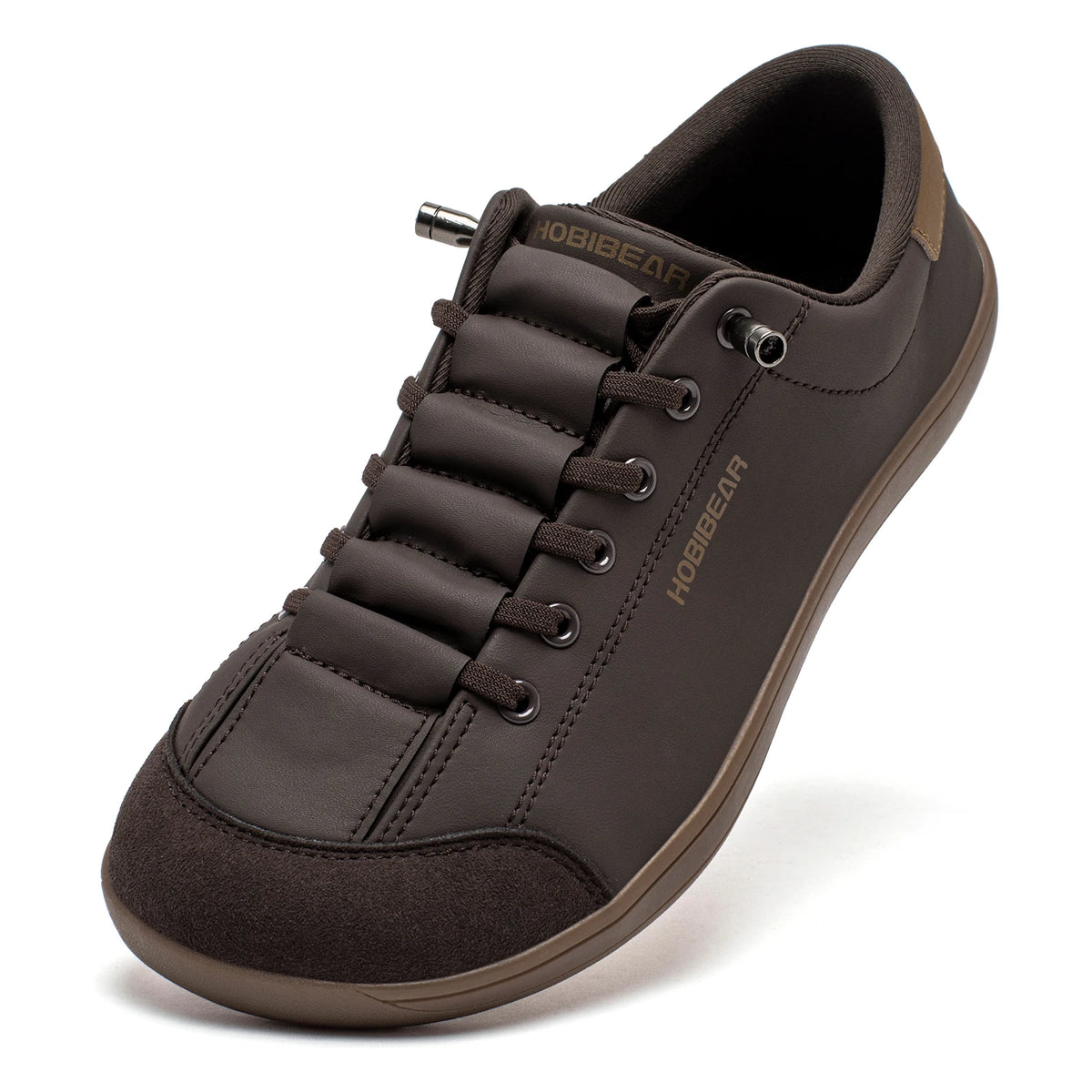 HOBIBEAR Unisex Barefoot Wide Toe Sneakers Artificial Leather