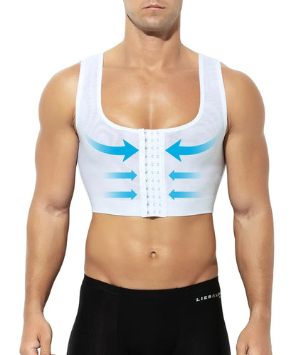 Men's Compression Corset Vest for Gynecomastia