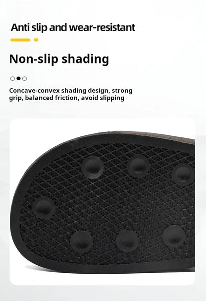 Men's PVC Beach Slippers Comfortable Indoor Slides