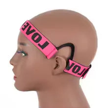 Lace Melt Wig Band with Ear Hanger Black Edge