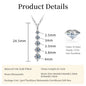 Brilliant Moissanite Pendant Necklace 14K Gold Filled