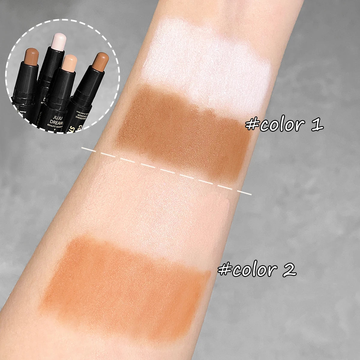 Dual-ended Contour Stick and Concealer