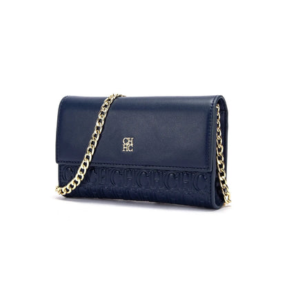 Brown PU Messenger Bag with Magnetic Flip Closure