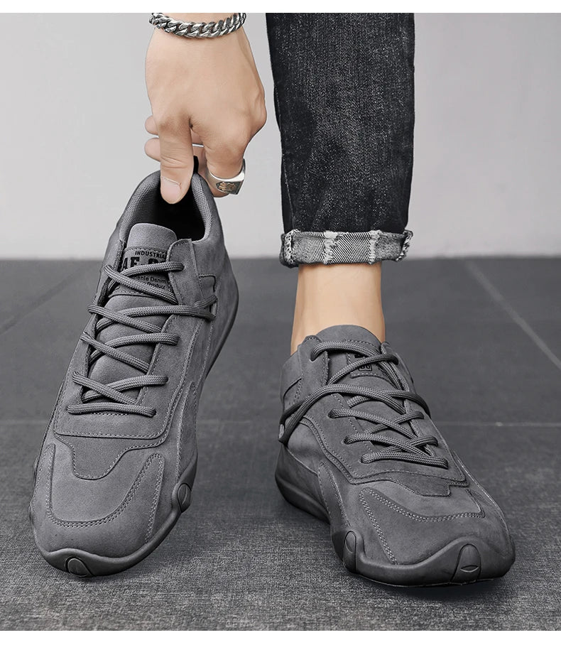 Men's Casual Hiking Shoes with Anti-Slip Comfort
